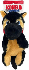 KONG Comfort Pups Low Stuffing Plush Fur and Crinkly Noise with Squeaker (Fritz)