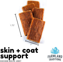 Farmland Traditions Skin & Coat Chicken Recipe Dog Jerky