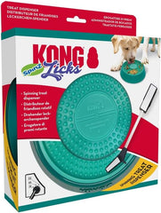 KONG Licks Spinz Rotating Textured Food Pad with Non-Skid Base