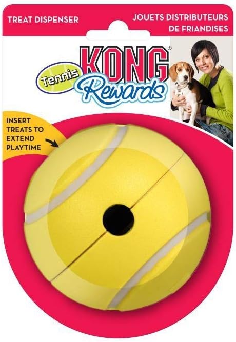 KONG Rewards Tennis Treat Dispenser Dog Toy