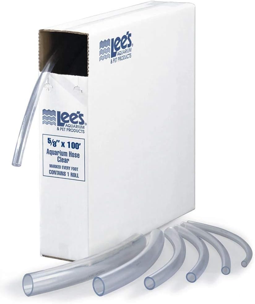 Lee's Flex Aquarium Tubing, Clear, 5/8-Inch by 100-Foot