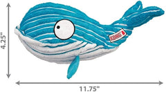 KONG - CuteSeas Whale - Corduroy Plush Dog Toy