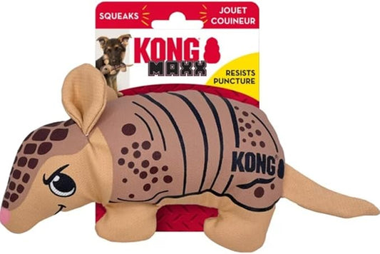 KONG Maxx Ballistic 2 Layered Assorted Tough Dog Toy (Armadillo)