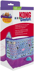 KONG Comfort Key Play Mat - Heatable Crinkle Computer Keyboard Mat for Snuggling - Cat Accessory