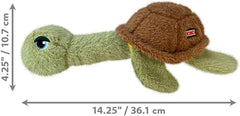 KONG Scruffs Plush Assorted Dog Toy (Turtle)