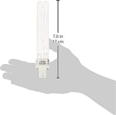 Coralife Aquarium Fish Tank Marine Salt Water Turbo-Twist UV Sterilizer 9 Watt Replacement Bulb, For 3X up to 125 Gallons
