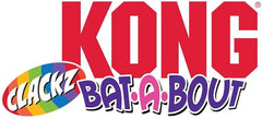 KONG Bat-A-Boutz Clackz Caterpillar with Colorful Ribbons - Crackle Cat Toy Filled with Catnip