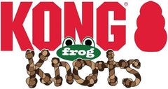 KONG Knots Frog with Inner Rope Skeleton