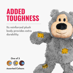 KONG Wild Knots Bear Assorted color Dog Toy – X-Small