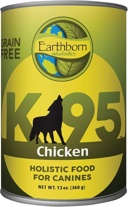 Earthborn Holistic K95 Chicken Recipe Grain-Free Canned Moist Dog Food 12 / 13 oz