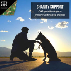O.G.B. Operation Good Boy Durable Grenade Dog Toy - Patriotic Military Gear Inspired Chew Toy - Durable,Teething, and Interactive Play, Stuffable with Treats