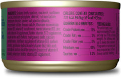 Tiki Cat Luau Shredded Meat, Seabass Recipe in Seabass Consumme, Grain-Free Balanced Nutrition Wet Canned Cat Food, For All Life Stages