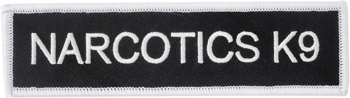 Boss Dog Tactical Hook-Backed Patch for Boss Boss Dog Tactical Harnesses, Narcotics K9