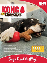 KONG ChewStix Twist Dog Chew Toy for Use Classic