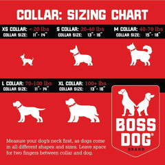 Boss Dog Tactical Adjustable Collar, Hot Pink