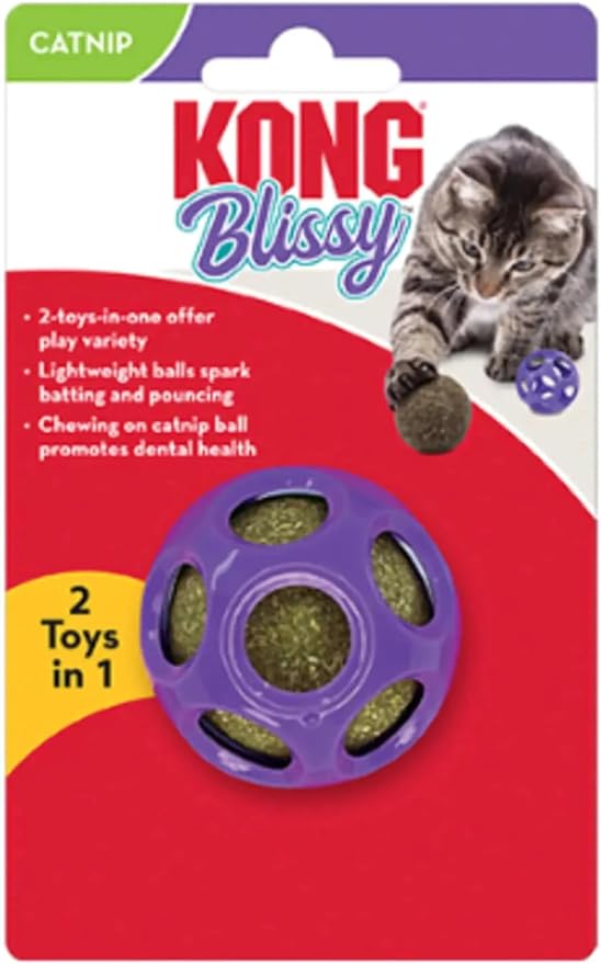 KONG Blissy Moon Ball w/Catnip Cat Toy