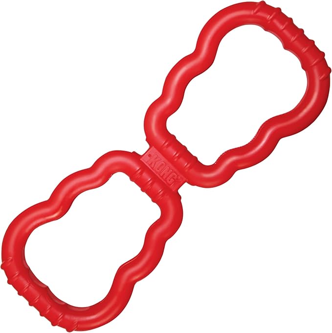 KONG Tug Toy - Dog Supplies for Tug of War - Natural Rubber Dog Toy for Outdoor & Indoor Playtime