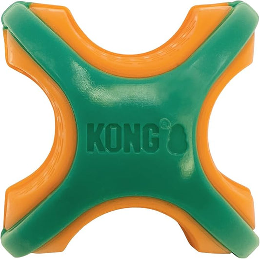 KONG Rambler Rattlez Long Lasting Fetch and Chew Assorted Toy (Rattlez X-Ball)