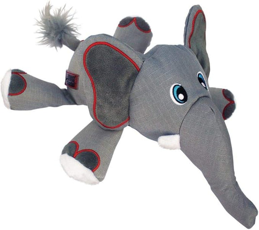 KONG - Cozie Ultra Ella Elephant - Squeaky Plush Dog Toy with Reinforced Seams