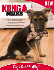 KONG Maxx Ballistic 2 Layered Assorted Tough Dog Toy (Shark)