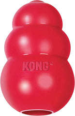 KONG Classic Stuffable Dog Toy - Fetch & Chew Toy for Dogs - Treat-Filling Capabilities & Erratic Bounce for Extended Play Time - Durable Natural Rubber Material