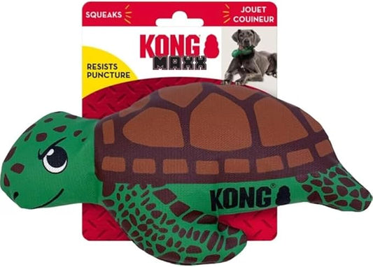 KONG Maxx Ballistic 2 Layered Assorted Tough Dog Toy (Turtle)