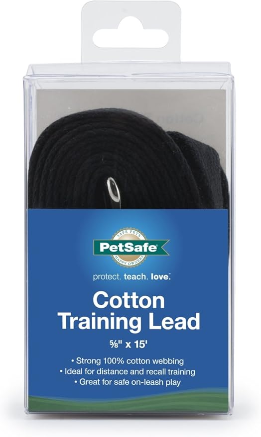 PetSafe Cotton Training Lead Black