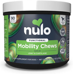 Nulo Functional Dog Joint & Mobility Support Supplement, Made with MSM, Hydrolyzed Beef Collagen and Omega-3 Fatty Acids to Help Manage Normal Joint Stiffness, 90 Soft Chews