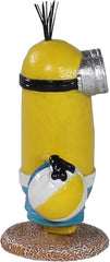 Penn-Plax Minions Officially Licensed Aquarium Ornament – Beach Buddy – Safe for Freshwater and Saltwater Fish Tanks – Small