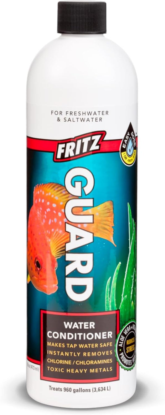 Fritz Aquatics FritzGuard Water Conditioner/Dechlorinator Makes Tap Water Safe for Fresh & Salt Water Aquariums