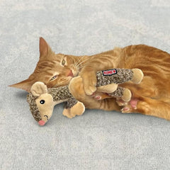 KONG Luvs Crinkle Textured Cat Toy Stuffed with Catnip (Mouse)