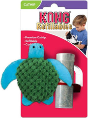 KONG Refillables Turtle Cuddle Toy North American Premium Catnip