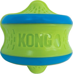 KONG Rambler Rattlez Long Lasting Fetch and Chew Assorted Toy (Swirl Ball)