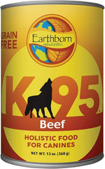 Earthborn Holistic K95 Beef Recipe Grain-Free Canned Moist Dog Food 12 / 13 oz