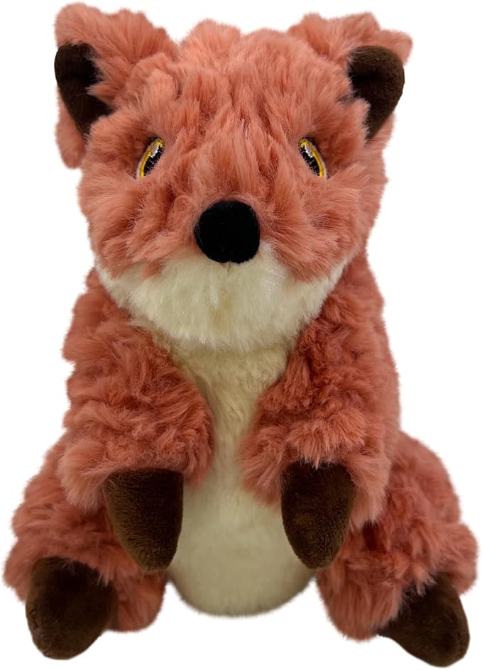 KONG Comfort Tykes Soft Plush Fluffy Dog Toy (Fox)