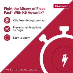 K9 Advantix Flea, Tick & Mosquito Prevention for Dogs | Flea Drops for Small Dogs | Apply Monthly | 2 Treatments