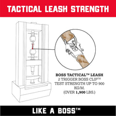 Boss Dog Tactical Leash, Red Camo