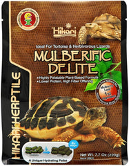 Hikari Mulberific Delite Tortoise Food & Iguana/Herbivorous Lizard Probiotic Pellets (650g)