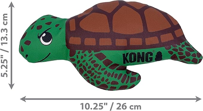 KONG Maxx Ballistic 2 Layered Assorted Tough Dog Toy (Turtle)