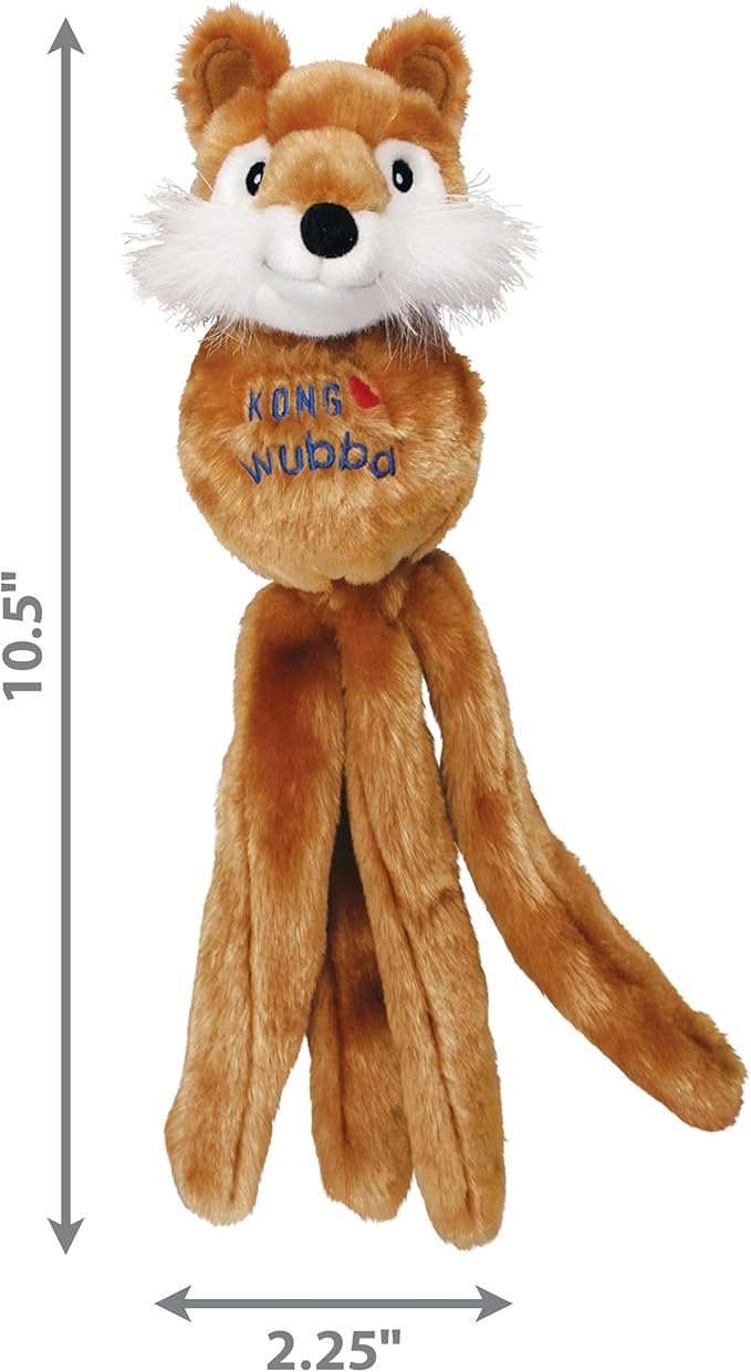 KONG - Wubba Friends - Squeaky Fetch Dog Toy