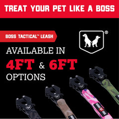 Boss Dog Tactical Leash, Red Camo