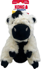 KONG Comfort Tykes Soft Plush Fluffy Dog Toy (Cow)