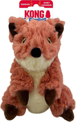 KONG Comfort Tykes Soft Plush Fluffy Dog Toy (Fox)