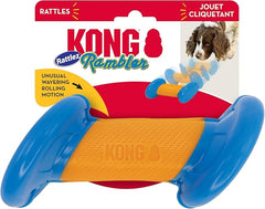 KONG Rambler Rattlez Long Lasting Fetch and Chew Assorted Toy (Dumbbell)