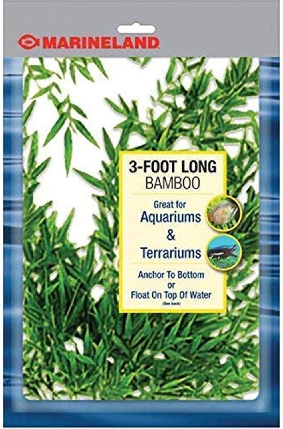 Marineland Bamboo 3 Feet, Décor For aquariums and Terrariums