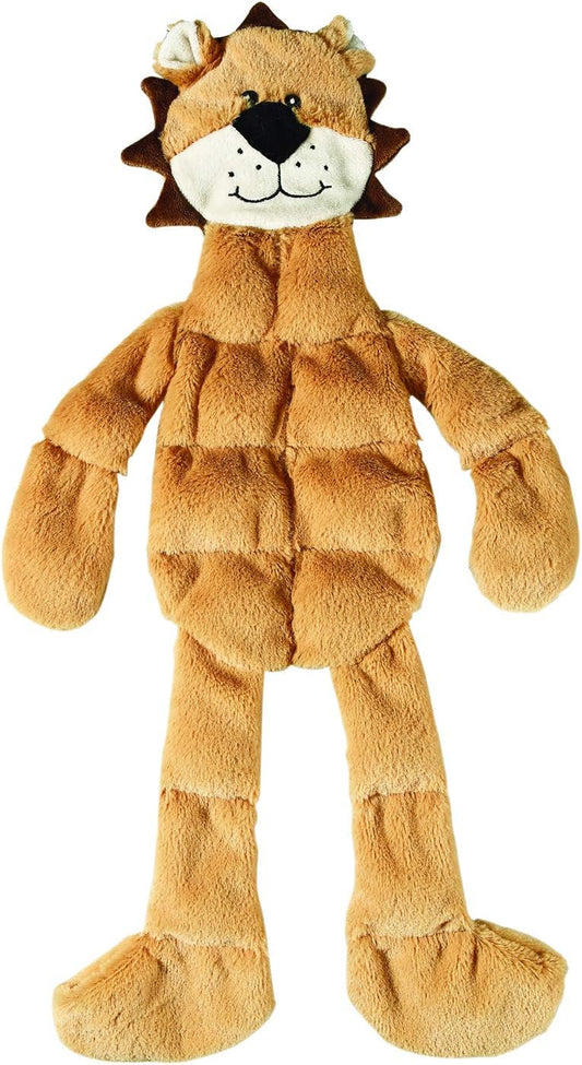 Skinneeez Tons-O-Squeakers Jungle Cat Dog Toy - 19 Squeakers for Tons-O-Fun! Stuffing-Free Design Perfect for Moderate Chewers, Tug Toy for Medium to Large Puppies & Dogs - 20in, Style May Vary