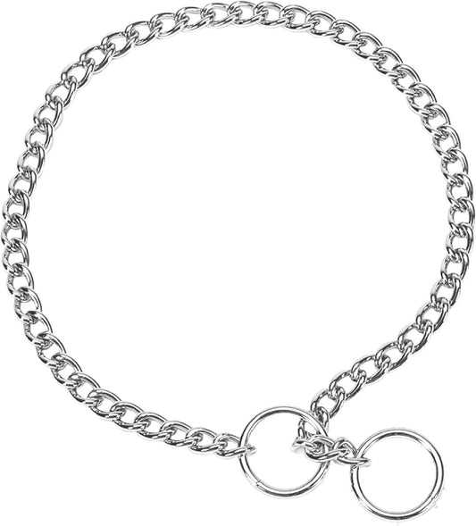 Titan - Coastal Pet Titan Chain Training Dog Collar - Durable Metal Choke Collar for Dog Training - Argon-Welded, Chrome Chain