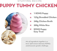 KONG Puppy Easy Treat - Easy-to-Use Pet Treat for Dog Toys - Puppy Supplies to Extend Playtime - Dog Snack Aids Weight Management - Long-Lasting Snack with Mess-Free Nozzle - Puppy Recipe