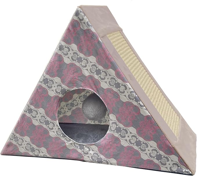 KONG Play Spaces Zen Den Hideaway Scratching Triangle