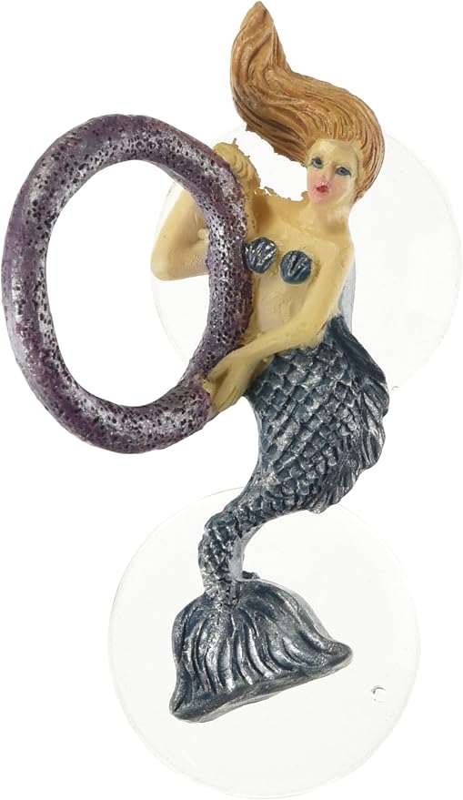 Zoo Med Betta Bling Mermaid with Hoop Black